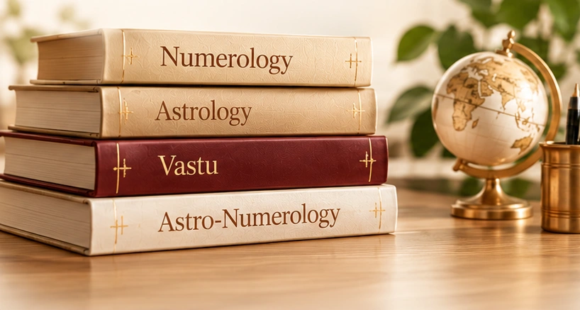 Numerology, Astrology, Vastu and Astro-Numerology books